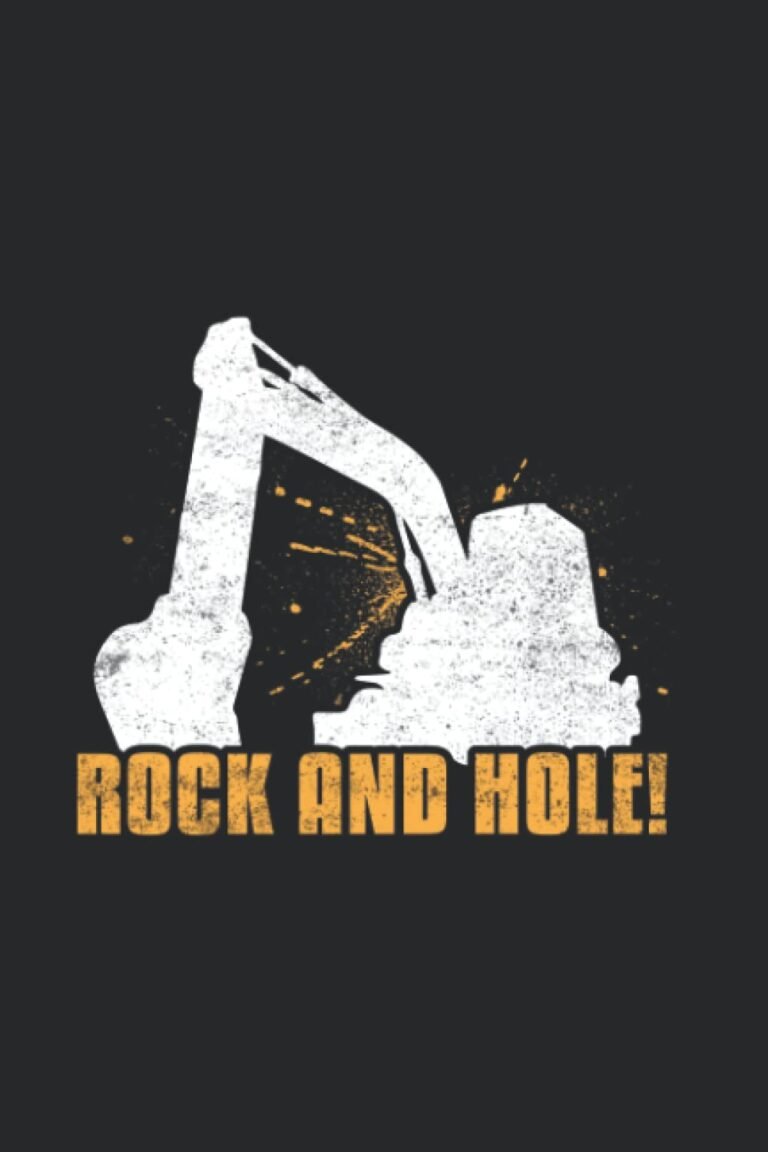 Heavy Equipment Operator: Rock and hole: Notebook for Digger Excavator Driver Hoe Operator Heavy Machinery Backhoe Construction Sand 6×9 lined with lines