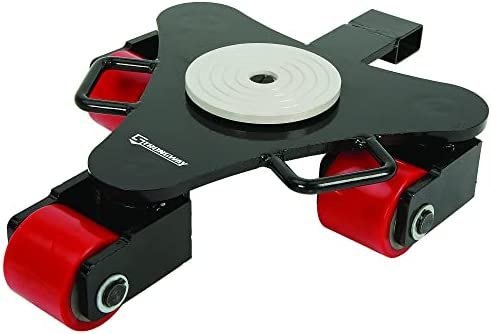 Strongway Multi-Directional Machinery Mover with 360° Rotation, 4400-Lb. Capacity Machinery Skate, 3 Rollers, Equipment Dolly Model# CRO-2