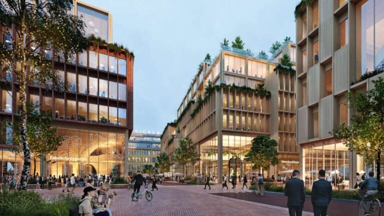 The world’s largest wooden city planned for Sweden