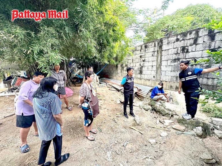 Provincial leaders address flooding crisis in central Pattaya