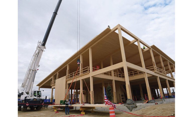 The ecological design combines acoustic functionality