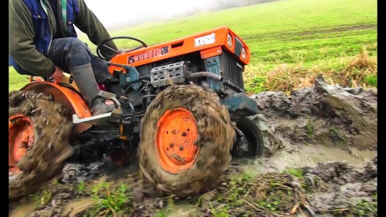 Kubota B 6000-A small & powerful Japanese tractor-Cold start-Drifting-Plowing-4×4 RAW POWER ๐จ๐ฅ๐