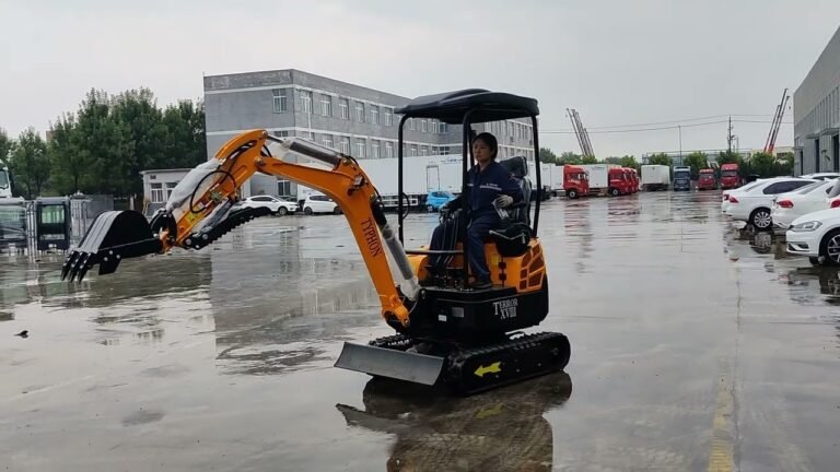 4,000 lbs TERROR XVIII Mini Excavator, EPA certified USA KUBOTA Diesel Engine