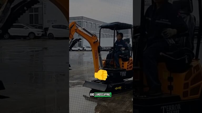 TYPHON TERROR XVIII: The Ultimate Mini Excavator for Small to Medium Projects