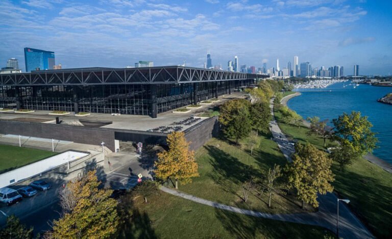 Bird safe window application completed at Chicago’s Lakeside Center