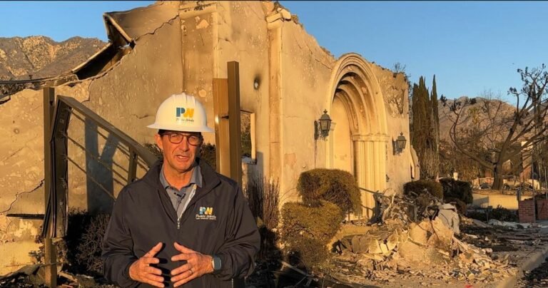 LA County begins arduous cleanup and rebuilding effort in Altadena as new flares