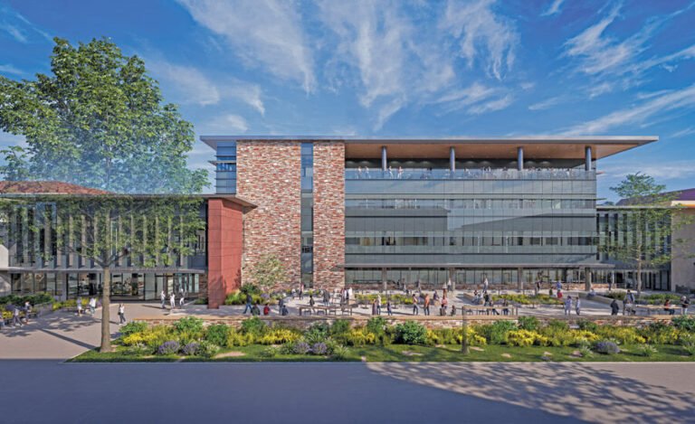 The Clark building of State University of Colorado grows