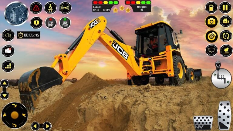 Construction Excavator Games: JCB Construction 3D