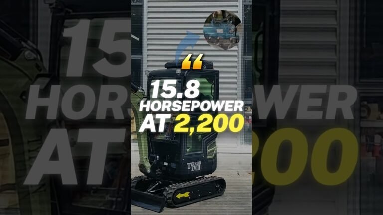 Power Up Your Projects with TYPHON TERROR XVIII 2 Ton Mini Excavator!