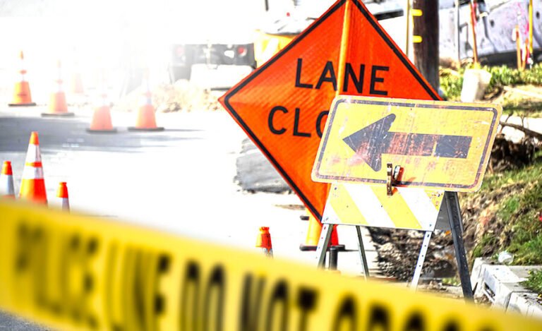 The utility worker dies after being run over by the excavator in the Michigan Road project