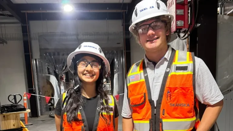 Internal Skanska is based on your interest in sustainable construction