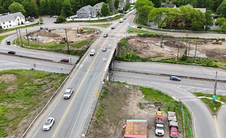 The exchange is still open while Massdot Build the first divergent diamond project of the Commonwealth