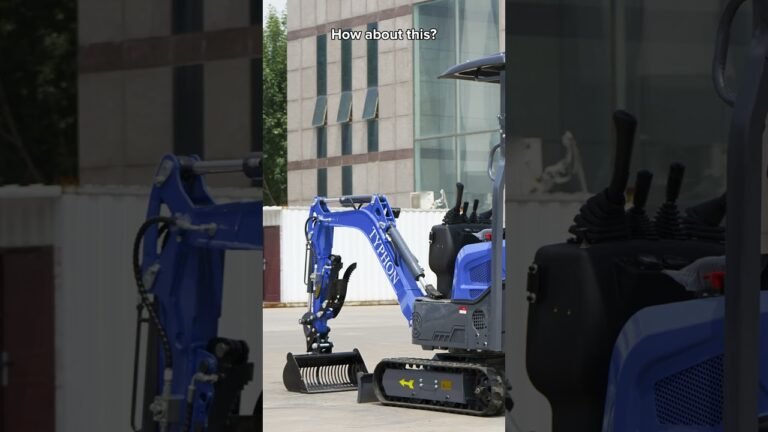 You’ll love it too! Our mini excavator comes with a range of versatile attachments. TYPHON MACHINERY