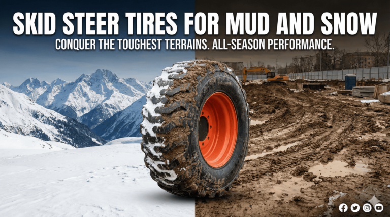 Best Skid Steer Tires for Mud and Snow Skid Steer Tires
