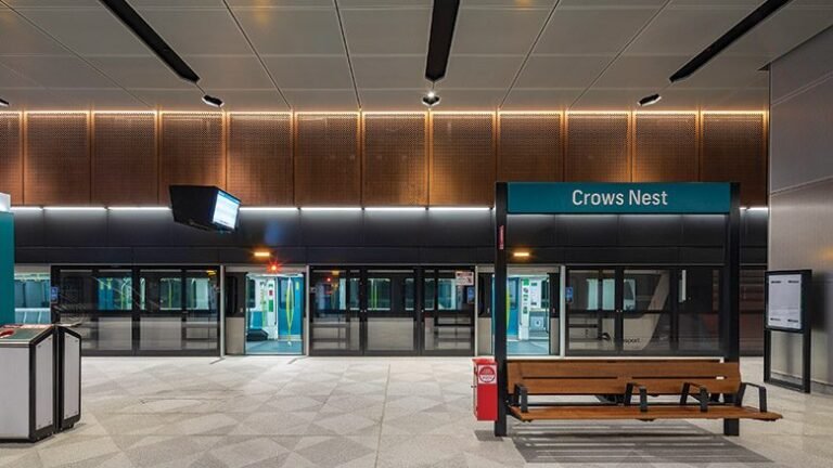 Best Project, Rail/Transit: Sydney Metro — Crows Nest Station | Elevation of one station below