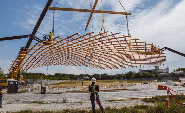 Georgia’s $10 million Timber Gridshell will make its World Cup debut