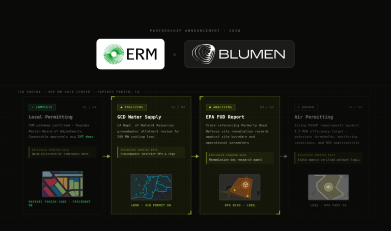 Sustainability consultant ERM teams up with AI firm to accelerate complex project clearance
