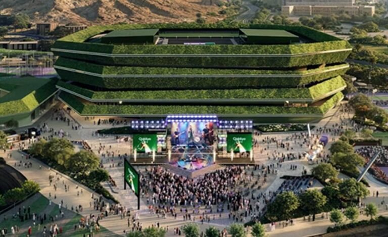 Saudi Arabia’s Qiddiya plans 33,000-seat tennis center with retractable roof venues