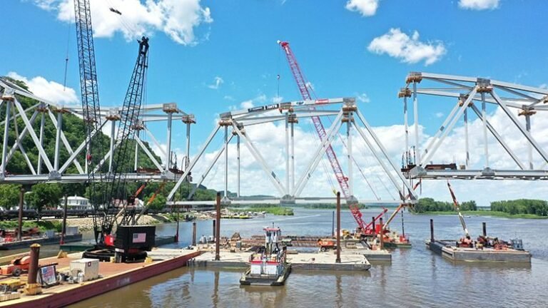 Project Challenge: Opening Steel on the $140 Million Mississippi River Bridge Project