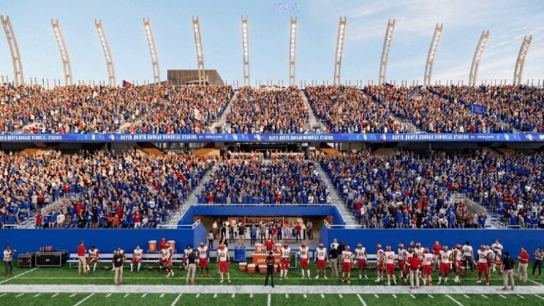 Project Challenge: Installing ‘Wheat Columns’ at University of Kansas Stadium, $450 Million Renovation