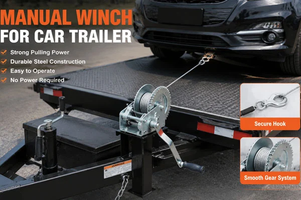 How to choose a manual winch for your car trailer loading needs