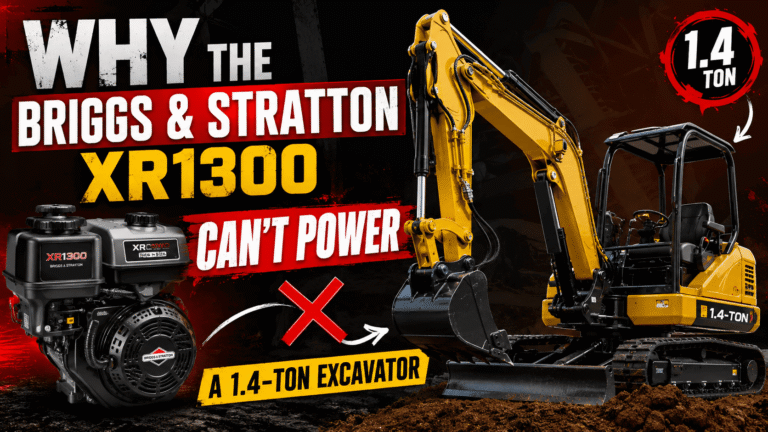 13.5 HP Isn’t Enough: The Truth About XR1300-Powered Mini Excavators Briggs and Stratton XR1300 mini excavator