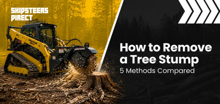 How to remove a tree stump: 5 methods compared – direct minicarts