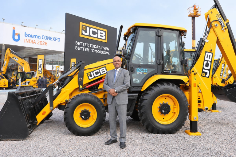 JCB India targets 15-20% export growth and targets 70,000 construction equipment units by FY27