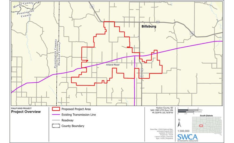 Blattner is a contractor for the $750 million wind power project in South Dakota