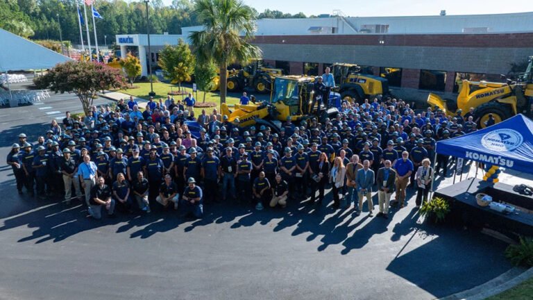Komatsu celebrates 25 years of manufacturing at the South Carolina facility